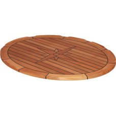 Teak Tabletop Ellips