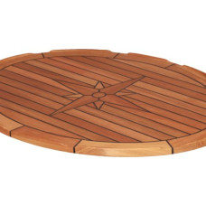 Teak Tabletop Ellips