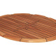 Teak Tabletop Ellips