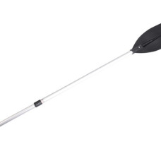 Telescopic paddle with boat hook
