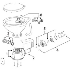 Toilet electric spares