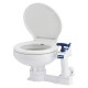 Toilet manual turn2lock