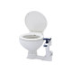 Toilet manual turn2lock