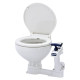Toilet manual turn2lock