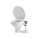 Toilet manual turn2lock