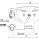 Toilet manual turn2lock