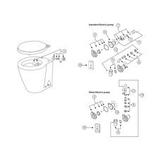 Toilet silent electric Design