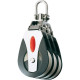 Triple block with swivel shackle