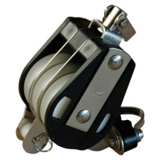 Triple with swivel, becket and cleat
