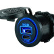 USB Socket with USB-C fast charger