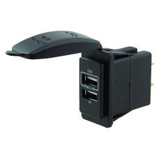USB socket switch mount