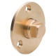 Universal drainplug set bronze