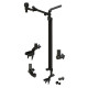 Universal transducer mount with mounting base