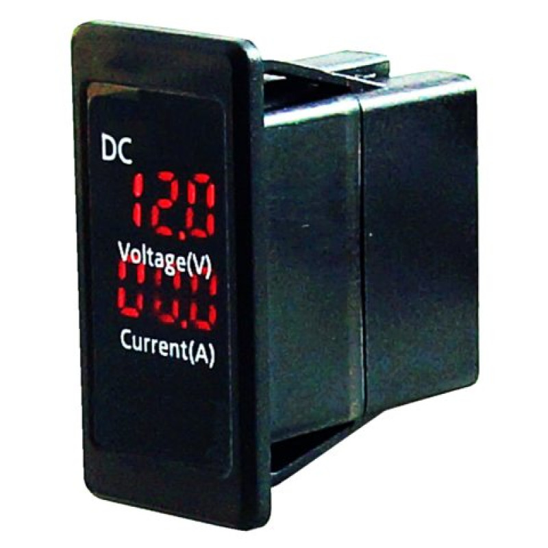 Voltage & Current Dual-meter switch mount