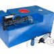 Wastewater tank with diaphragm pump
