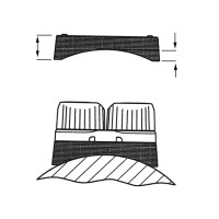 Wedge cleat hollow base