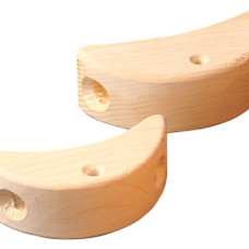 Wooden half moons