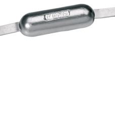 Zinc anodes with strip