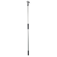 Telescοpic Hook with Single End, Anodised Aluminium, Black 114-192cm