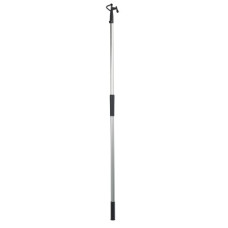 Telescοpic Hook with Single End, Anodised Aluminium, Black 114-192cm