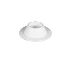 Table Bottom Plate, Deck mounted, Ø190mm - Η. 55mm, White