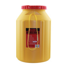 LALIZAS Storage Bottle for Distress Signals/Pyrotechnics 12L,Yellow