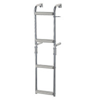 Foldable Ladder for Narrow Transom, Inox 316, 90°