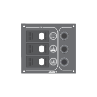 Switch Panel ”SP Offshore”, Inox 316, 12V