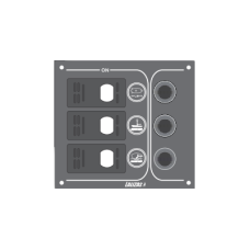 Switch Panel ”SP Offshore”, Inox 316, 12V