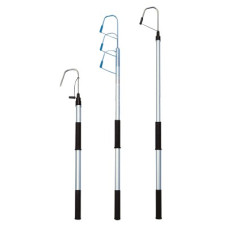 Telescopic Gaff with Anodised Aluminium Pole & Inox Hook