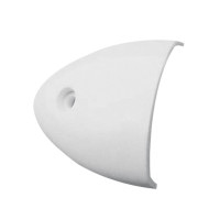 Ventilation Clam Shell Cover, PA, White