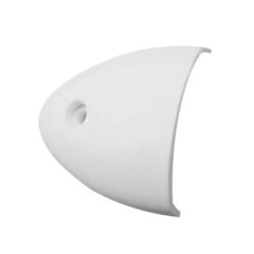 Ventilation Clam Shell Cover, PA, White