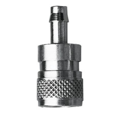 Fuel Line Tank Female Connector with Ø 8mm Barb less than 60 CV, Chromed Brass