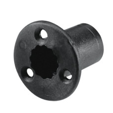 Socket, Flush mounted, for 37660 Adjustable Fishing Rod Holder, Black