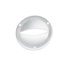 Ventilation Clam Shell Cover, Round, Ø87mm, PA, White