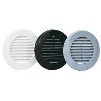 Ventilation Shaft Grilles Cover, Ø76mm, ASA