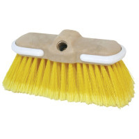 Boat Wash Brush Flow Thru, Medium Bristle, Yellow