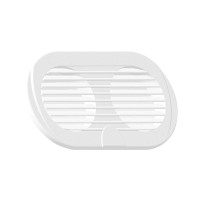 Ventilation Shaft Grilles, Double, PP, White