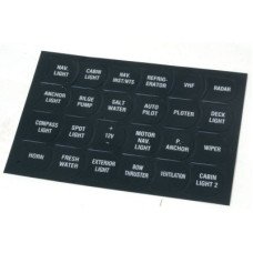 Function Labels for Switch Panels, 24pcs