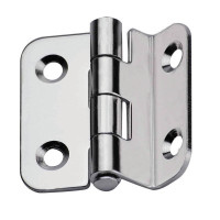 Hinge, Right with Angle, Inox 316