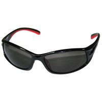 Sunglasses, TR90, Polarized 1.10mm, Black-Red