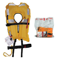 LALIZAS Inflatable Lifejacket, Vacuum Packed, Delta, Manual, 150N, ISO, Adult