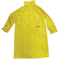 Raincoat with hood, Yellow