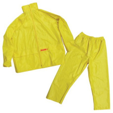 Rainsuit with hood, Yellow