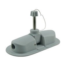 Rowlock Socket with metal pin, Grey