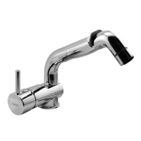 CASCATA Faucet with Adjustable Flow Sprayer & Pull-Out Shower Tube 150cm