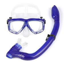 Combo Set with Silicone Mask & Snorkel, Child, Blue