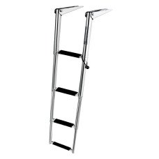 Telescopic Ladder, 4 steps, Inox316