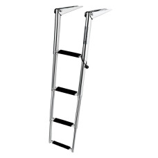 Telescopic Ladder, 4 steps, Inox316