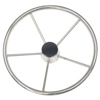 Steering Wheel, Inox, with Cap
